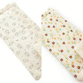 Soft Gauze Baby Stroller Mattress Pad, Breathable Comfortable Stroller Liner for Newborns & Infants, 6 Cute Styles Including Tulip Bear Pink Bunny & Color Dots
