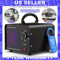Commercial Ozone Generator - 36,000 mg/h O3 Ionizer Air Purifier & Deodorizer with Timer for Smoke, Pet, Cooking & Paint Odor Removal - Home, Office, Car, Basement & Pet Areas - Black
