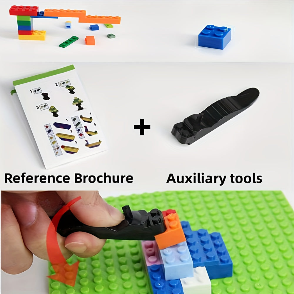 500 Piece Kids Building Blocks Educational Toy Set, DIY Small Particle Interlocking Blocks, Spark Creativity and Imagination, Gift for Boys & Girls, Kindergarten Ages 3+