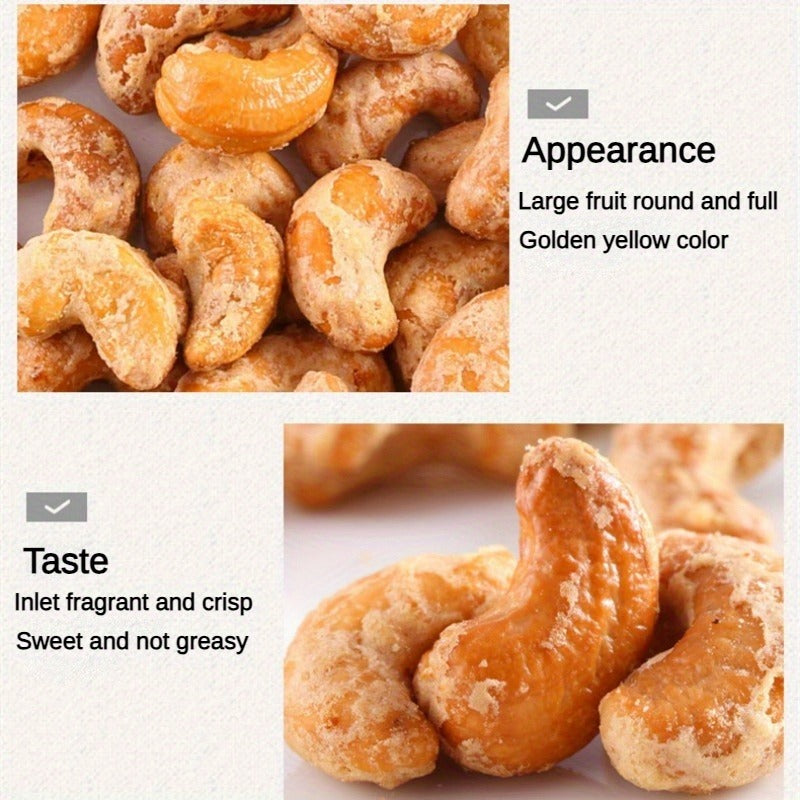 Roasted Salted Cashews – Gluten-Free, High-Protein Keto Snack, 0g Trans Fat & Cholesterol, Single-Serve Packs for Office, Pre & Post-Workout, Yoga Recovery & Health-Conscious Families