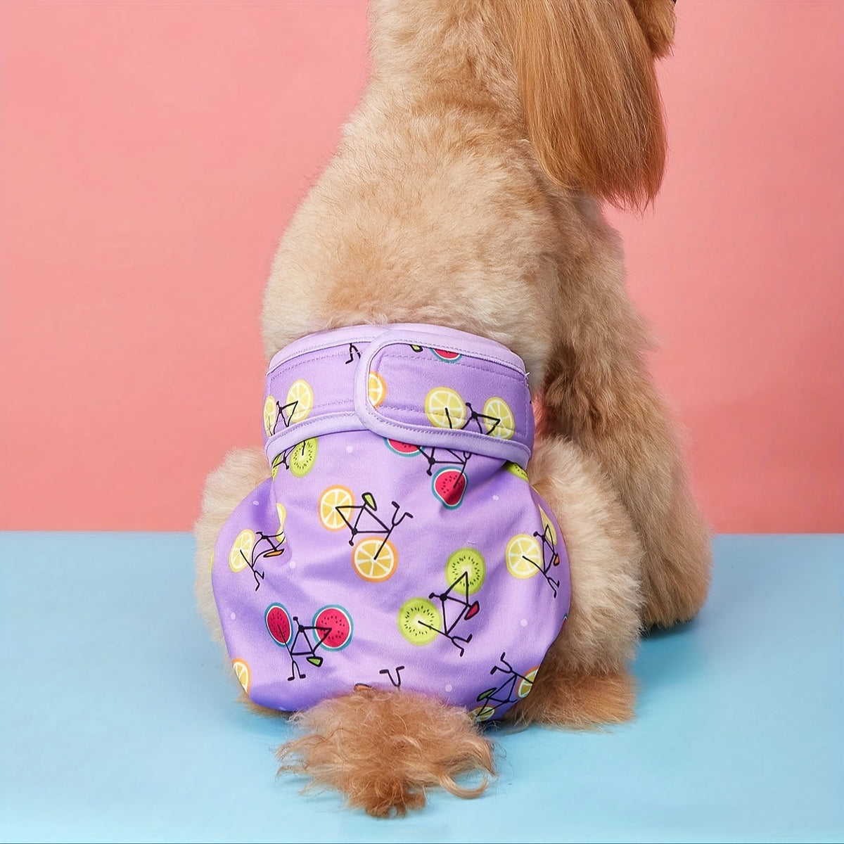 Washable Physiological Dog Pants - Female Dog Period Underwear & Reusable Pet Diaper Panties, Breathable Comfortable Fit for Small Medium Large Dogs, Cute Patterns XS-XL, Dog Heat Cycle & Incontinence Solution