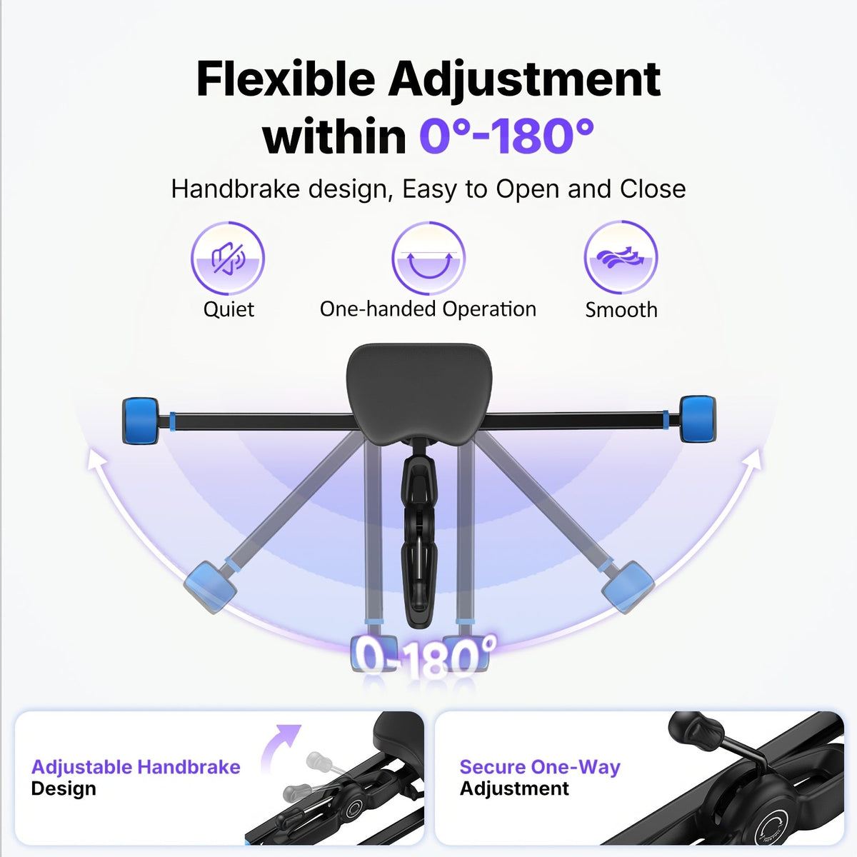 Merach Split Machine Leg Stretcher Adjustable Splits Trainer 300 Lb Capacity Flexibility Training Equipment for Ballet Yoga & Sports – Pink Blue