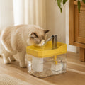 Smart Pet Drinking Fountain, Automatic Recirculating Water Dispenser for Cats and Dogs, Ultra-Quiet, USB Powered, Visible Water Level, Easy to Clean, No Batteries Required