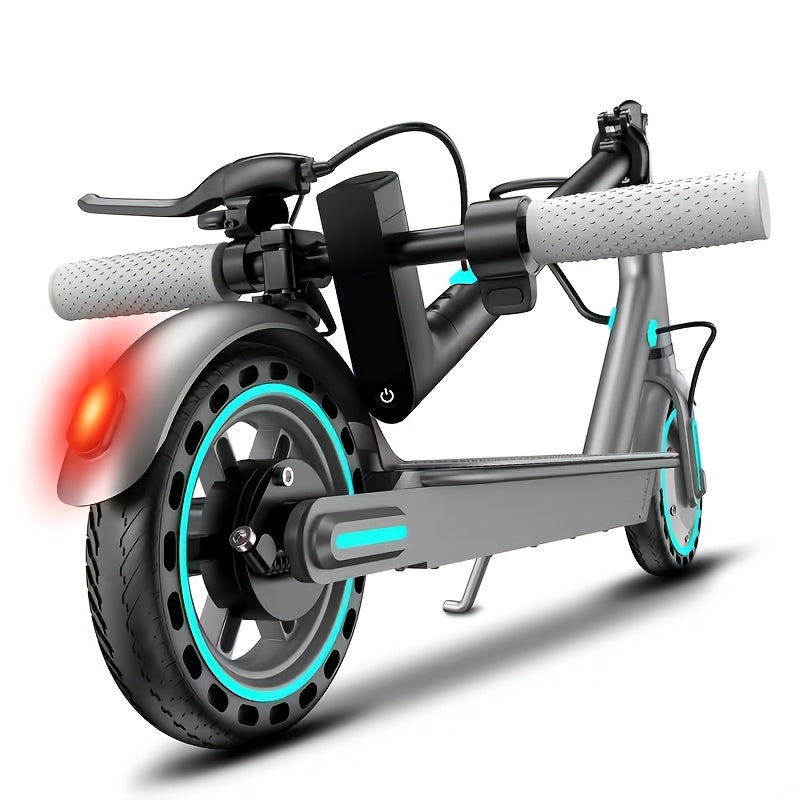 Foldable Electric Scooter for Adults, 350W Brushless Motor, Dual Drum Brakes, 8.5-Inch Solid Tires, 3-Speed LCD Display, 265 lbs Max Load, 3-Second Folding Portable Urban Commuter E-Scooter