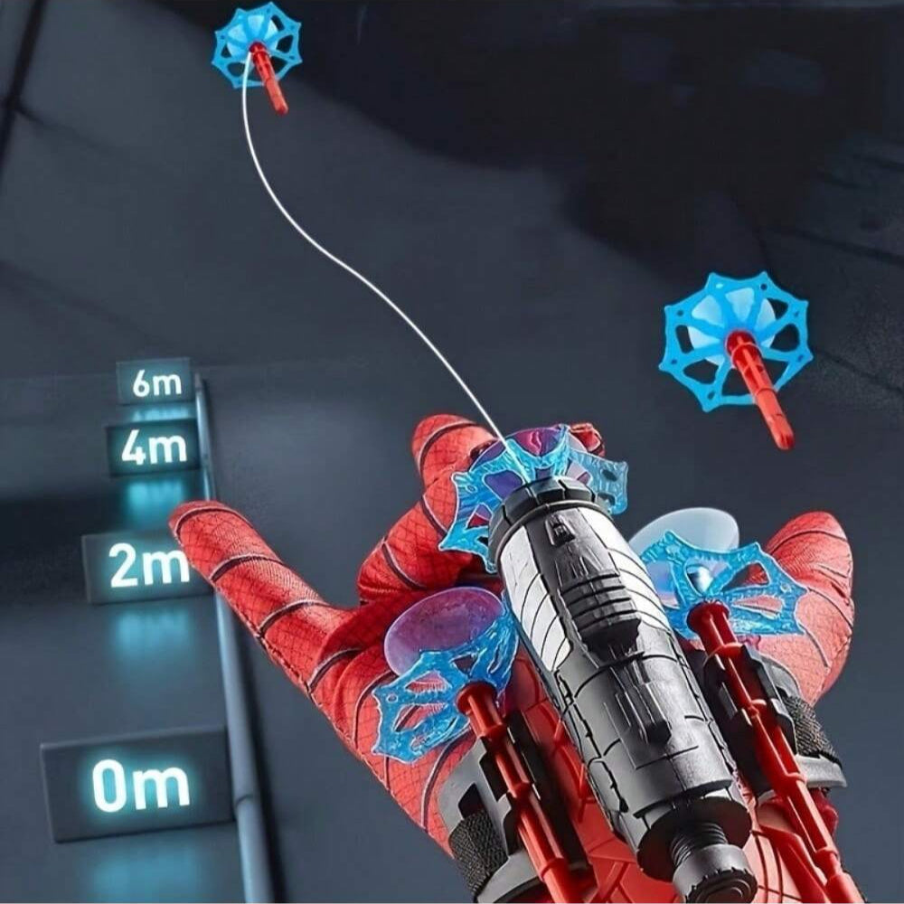 Novelty Prank Toy Emitter - Creative Interactive Hero Toy for Kids - Durable ABS Material - Halloween & Christmas Gift - Red