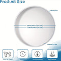 Large Round Resin Tray Mold, 19-Inch Diameter Thick Silicone – Epoxy Resin Table Mold for Charcuterie Boards, River Tables, Resin Casting & DIY Home Decor Projects