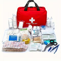 22-Piece Portable First Aid Kit for Car Travel, Camping, and Hiking; Compact Emergency Medical Rescue Kit for Home, Office, and Outdoor Adventures; Lightweight Zip Bag