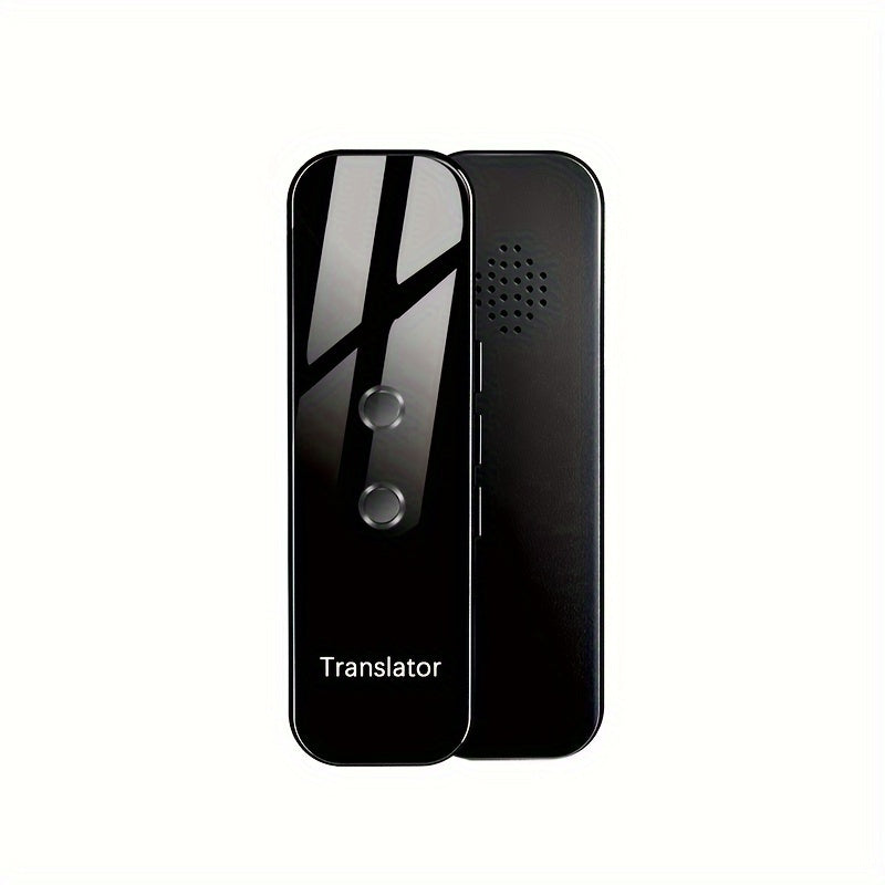 Portable Two-Way Instant Voice Translator Device with App Connectivity, Supporting 137 Languages, High Accuracy for Travel, Business, and Learning, Includes Headphones