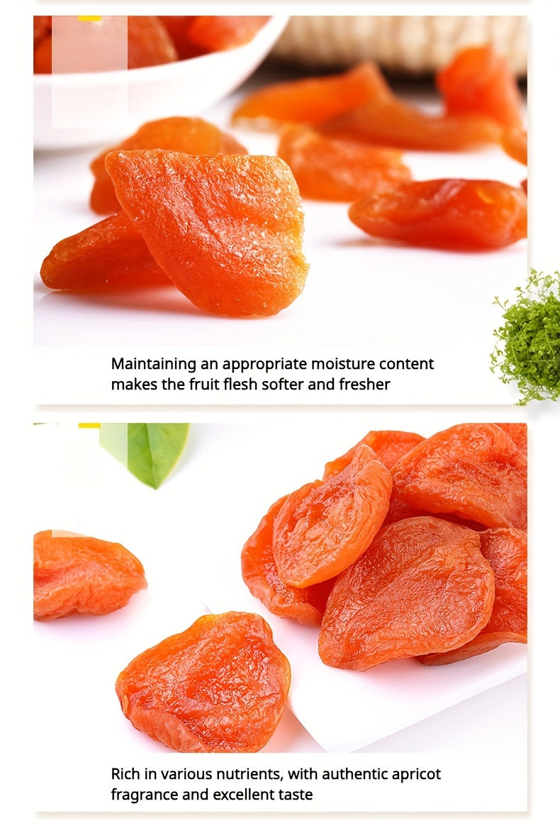 Dried Apricots Snack 3-Bag Pack, Natural Tropical Dried Fruit, Healthy Sweet Snack for Parties, Gifts, and Travel