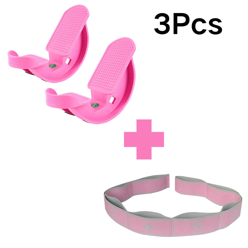 Calf Stretcher Foot Pedal for Balance Flexibility Training, Muscle Massage & Yoga – Durable ABS Non-Slip Foot Rocker for Plantar Fasciitis & Achilles Tendon Relief – Blue, Black, Pink, Yellow, 1/2/3pcs