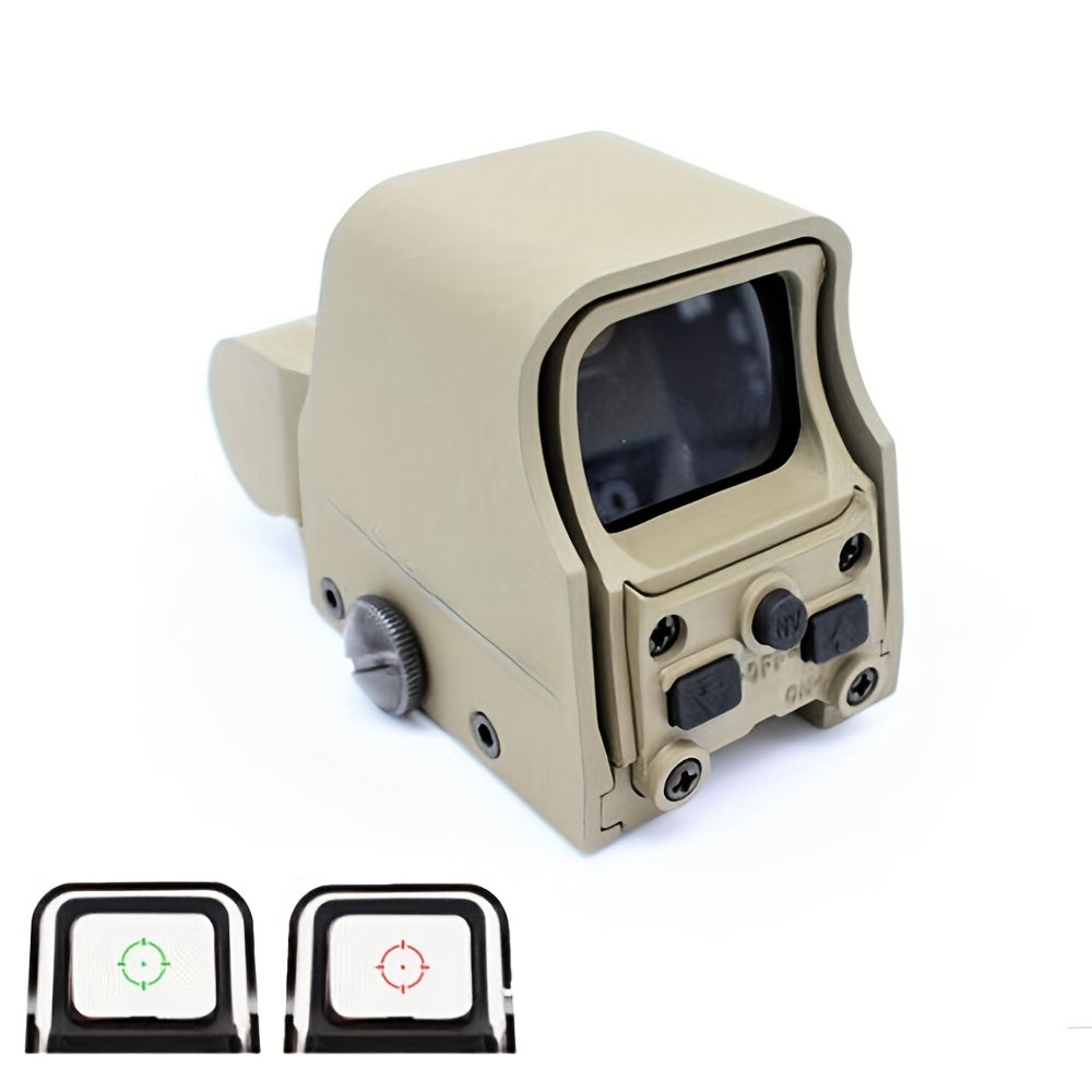 Red & Green Dot Sight Tactical Scope 20mm Rail Mount – Dual Illumination Rifle Scope for Shooting Sports, Hunting, and Airsoft, Brown Finish, Accurate Target Acquisition