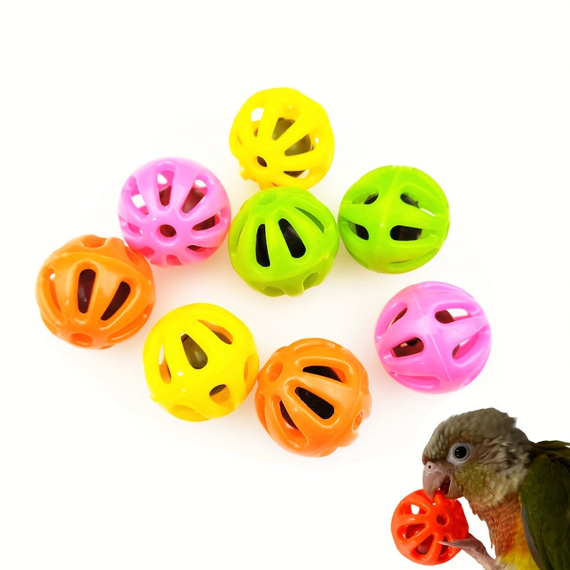 Bird Play Toys Set 5-Pack - Colorful Parrot Cage Toys for Chewing, Foraging & Enrichment - Bird Toys for Parrots, Canaries, Lovebirds, Cockatiels, Budgies, and Parakeets - Bird Cage Accessories