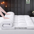 Pillow Top Mattress Topper & Protector - Ultra-Soft Quilted Cooling - 450GSM & 900GSM Fill - Fits 8–24″ Deep - Twin, Twin XL, Full, Queen, King & Cal King - White, Gray & Green