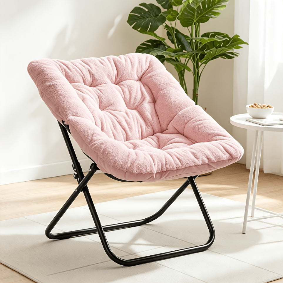 Luxury Plush Velvet Vanity Chair Round & Square – 300 LB Capacity Dressing Room Stool for Bedroom Makeup Table in White Pink Gray