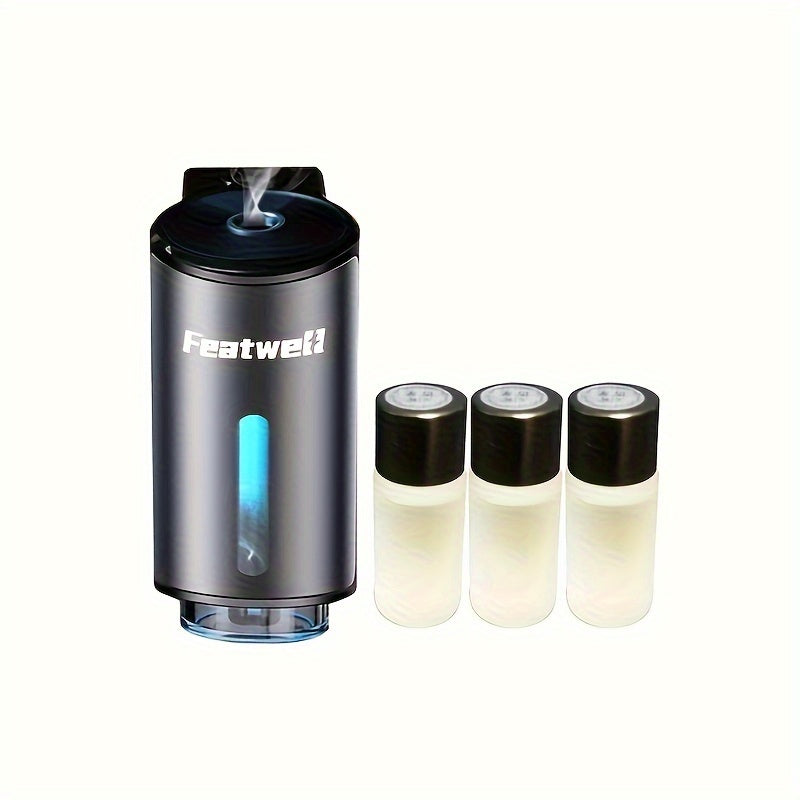 Car Essential Oil Diffuser Aromatherapy Air Freshener Smart Humidifier with 3 Adjustable Mist Modes for Vehicle Dashboard Interior