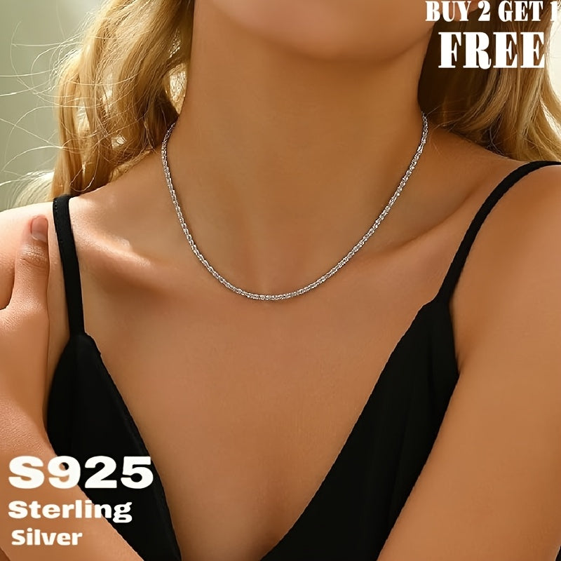 925 Sterling Silver Sparkling Star Necklace for Men & Women – Minimalist Celestial Star Pendant Chain, Unisex Dainty Jewelry with Gift Box, Sizes 16-24 Inch, Perfect Gift for Couples & Parents