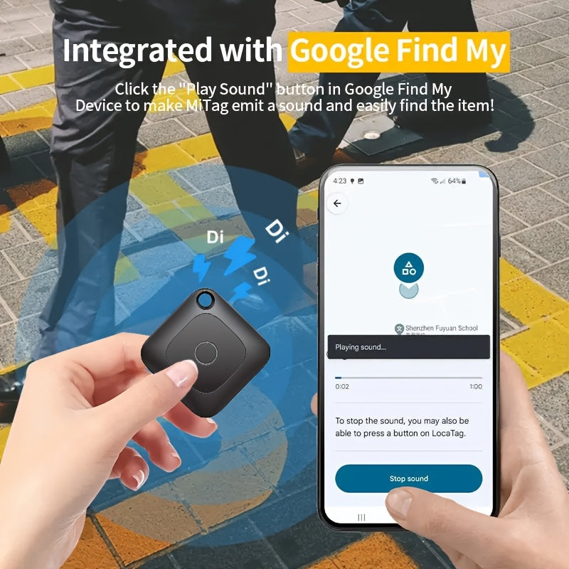 Portable Real-Time GPS Tracker Global Coverage Location Tracking Device for Cats, Dogs, Keys, Wallets, Luggage, Anti-Loss Finder, Android & Universal, Single or 4-Pack