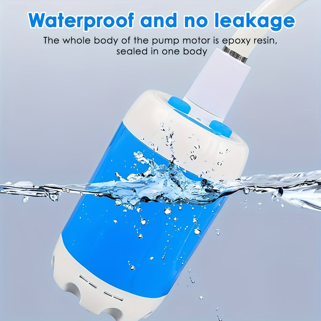 Portable Rechargeable Electric Camping Shower Pump, Outdoor Shower for Hiking, Climbing, Beach, Camping, Car & Motorcycle Wash, Pet Bathing, Garden & Crop Watering, Compact Travel Pump