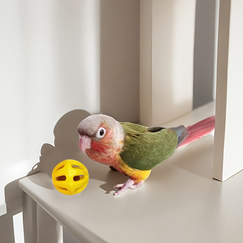 Bird Play Toys Set 5-Pack - Colorful Parrot Cage Toys for Chewing, Foraging & Enrichment - Bird Toys for Parrots, Canaries, Lovebirds, Cockatiels, Budgies, and Parakeets - Bird Cage Accessories
