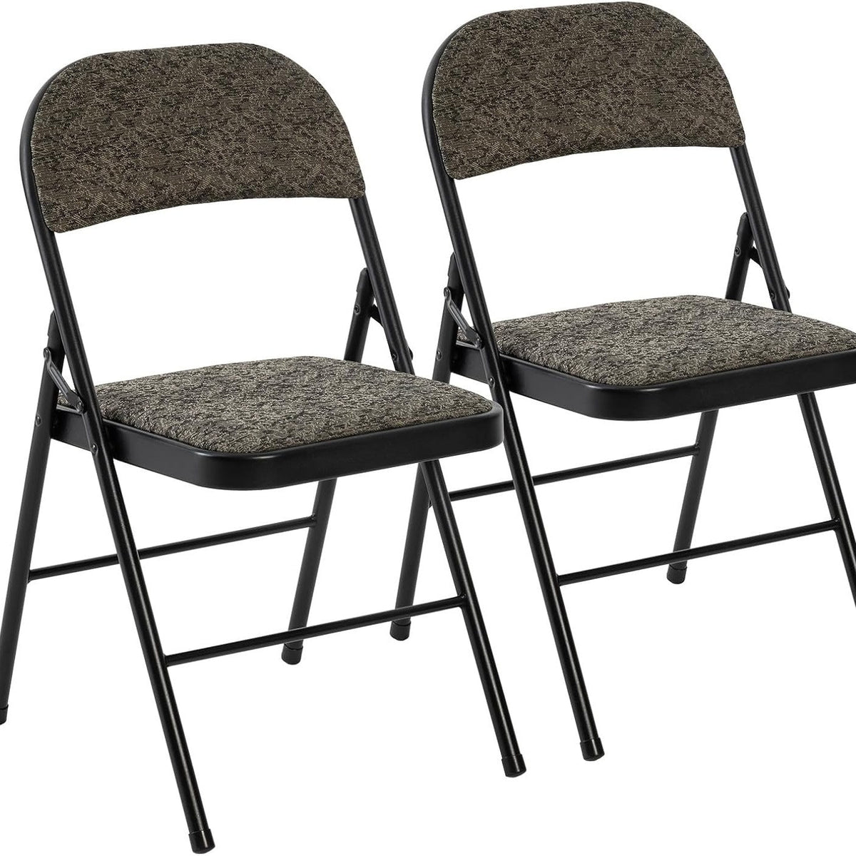 Leather Padded Dining Chairs Stackable with Steel Frame – Portable Indoor Outdoor Commercial Seats for Home Office Party Available in 2 or 4 Pack