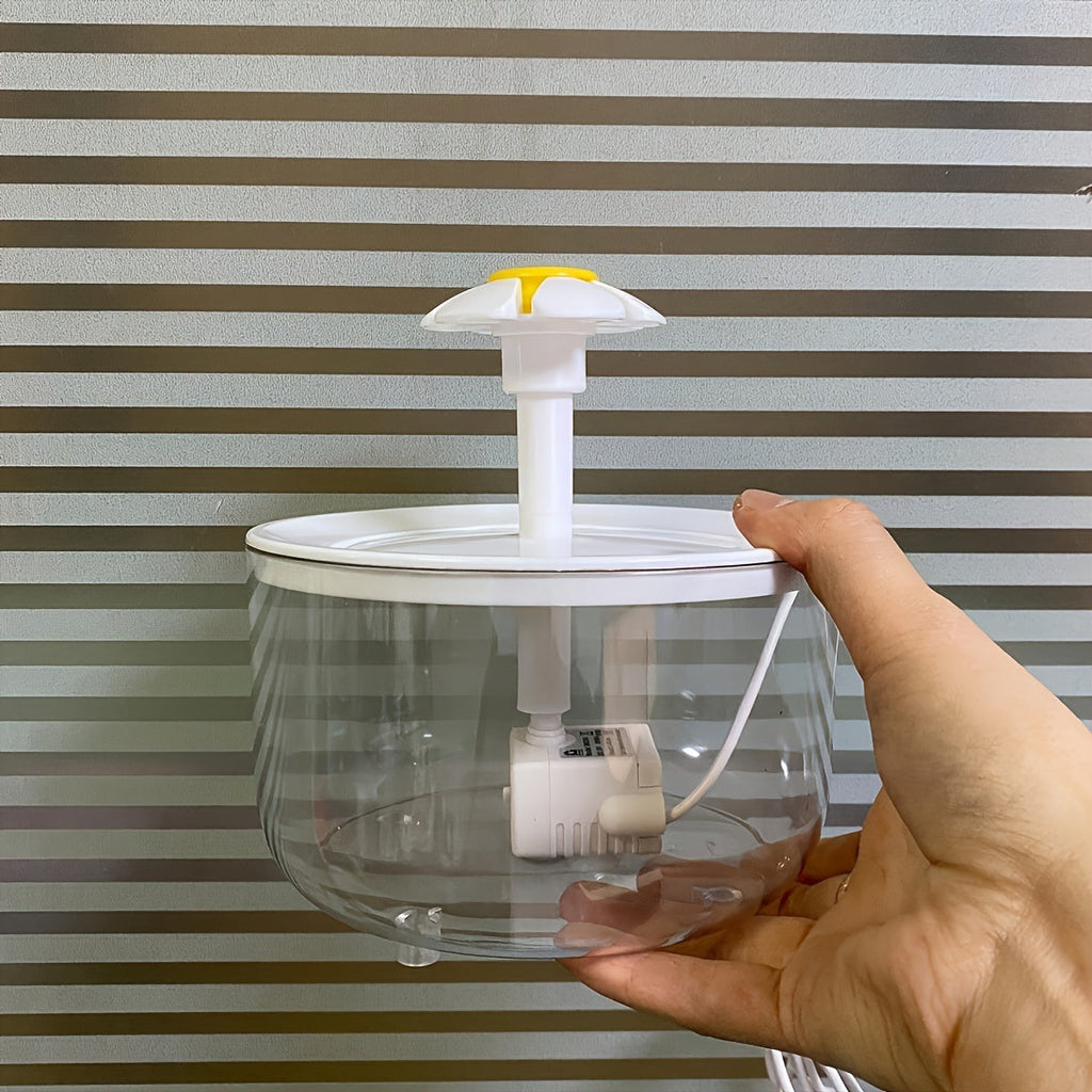 宠物饮水机 50盎司 静音USB供电 不含双酚A - 猫咪及小型动物自动饮水器，易于清洁，无需电池，持续新鲜过滤供水器