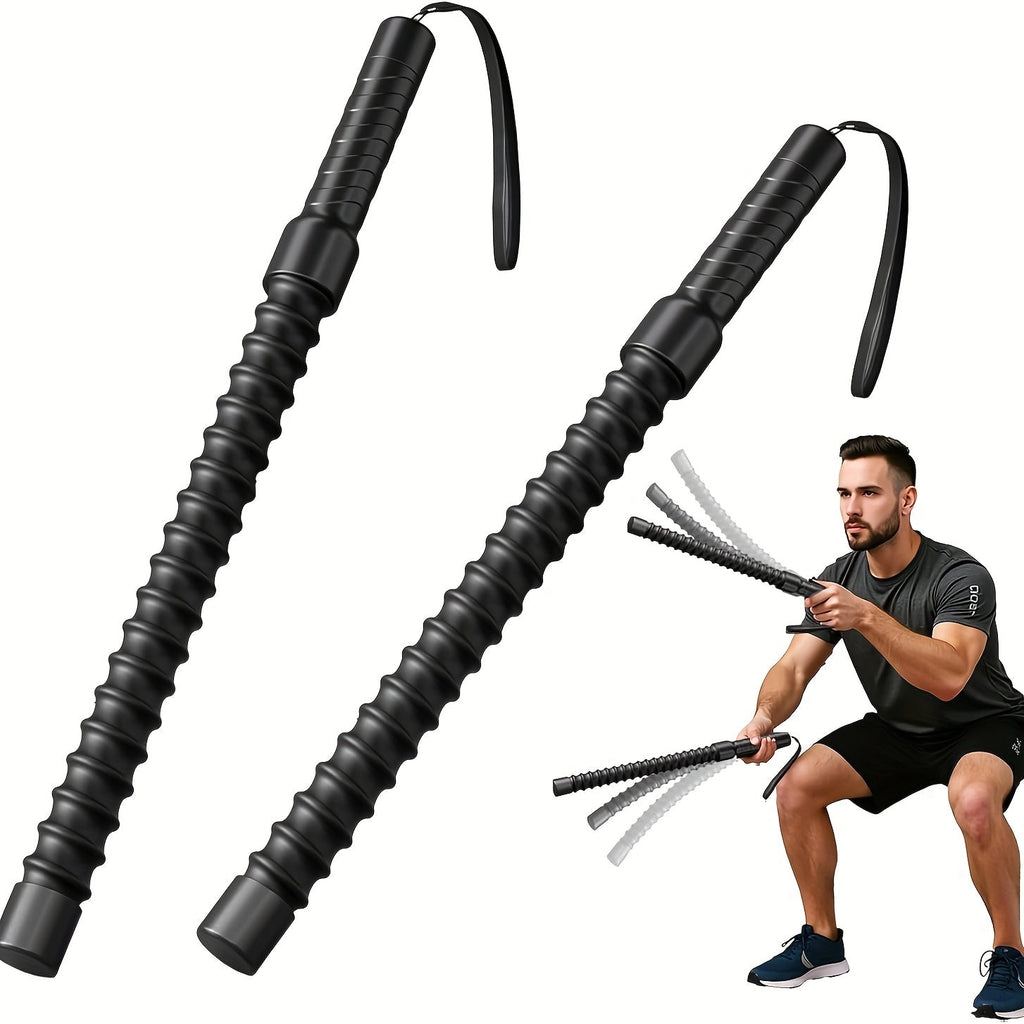 Cordless No-Rope Jump Rope Set (2 pcs) – Weighted Resistance Training Ropes for Home Gym Fitness, Adjustable Intensity, Portable Exercise Equipment for Men and Women