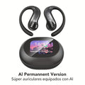 AI Smart Translation Earbuds - 150 Languages, HD Touchscreen, Real-Time Translation, HD Sound, Ultra-Long Battery & App Control - Travel, Business & Study - Black, Purple & Pink