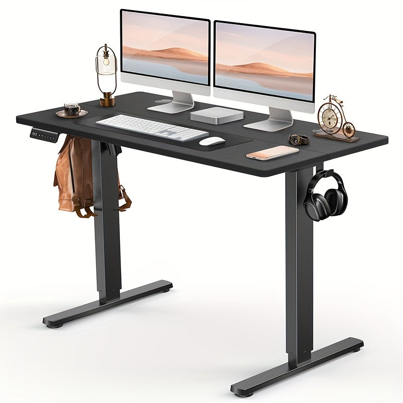 Electric Standing Desk, Height Adjustable 40 48 55 63 Inch – Sit-Stand Desk with Memory Controller & Anti-Collision, Ergonomic Home Office Gaming Workstation, Multiple Colors & Sizes