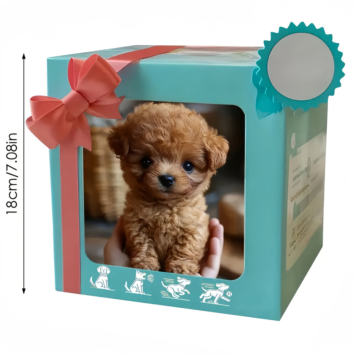 Interactive Robot Puppy Toy: Walking, Barking, Tail-Wagging Realistic Electric Simulation Dog with Dog Bone Accessory, Gift Box, Kids' Birthday, Christmas, New Year Gift for Boys and Girls