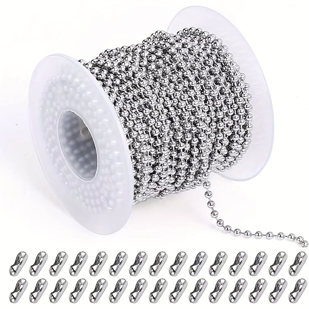 304 Stainless Steel Chain Jewelry Making Kit 10 or 15 Rolls 74-75 Feet with Lobster Clasp and Toggle Clasp Set for DIY Bracelets, Necklaces, Anklets, and Handmade Jewelry Supplies (Gold, Rose Gold)