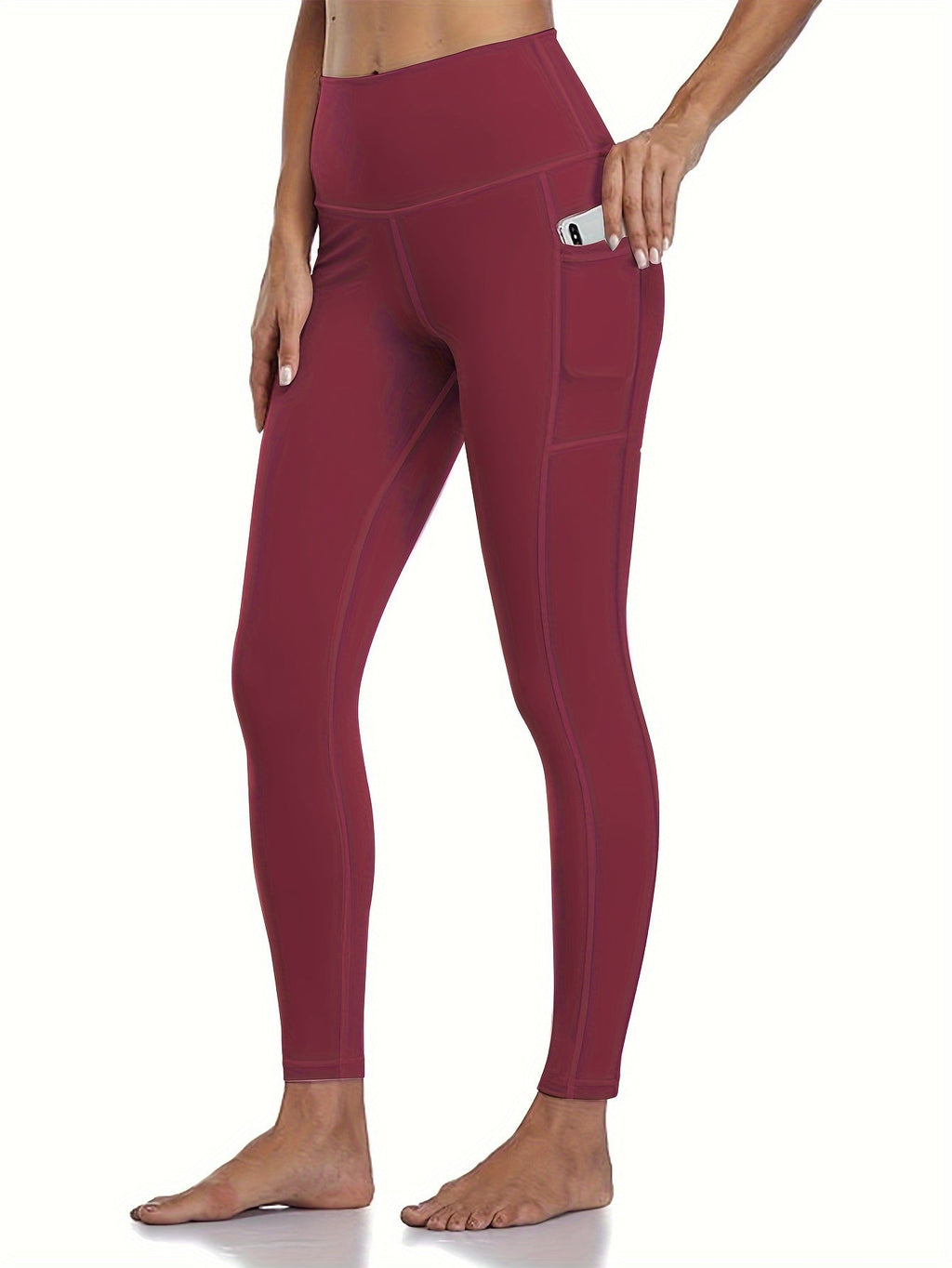 5-Piece Women's Printed Compression Yoga Pants – 7/8 Length Fitness Running Leggings with Leopard, Camo & Solid Patterns, High-Waist Athletic Tracksuit Bottoms for Gym Workout, S-XXL