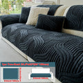 Plush Anti-Slip Sofa Cover - Luxurious, Pet-Friendly & Breathable Sofa Protector for Living Room, Bedroom & Office - 2, 3 & 4-Seater - Deep Gray, Coffee, Off White & Light Grey