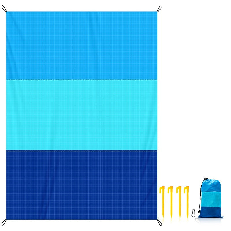 Extra Large Anti-Sand Beach Blanket for 4-7 People 82x78 Inch Waterproof Lightweight Sandproof Picnic Mat for Beach, Camping, Hiking, Travel, and Outdoors