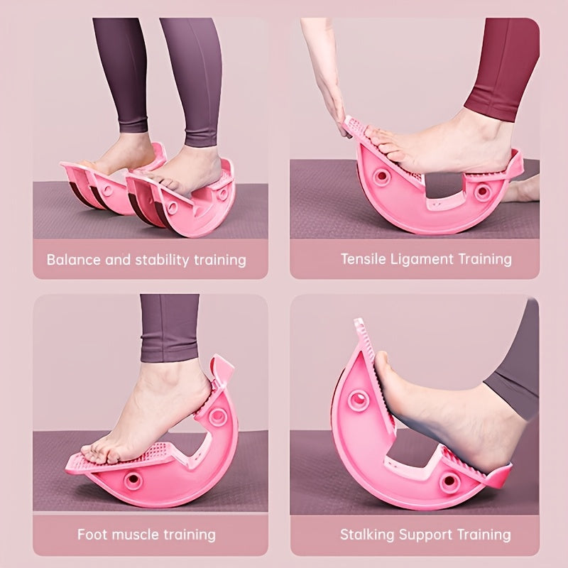 Calf Stretcher Foot Pedal for Balance Flexibility Training, Muscle Massage & Yoga – Durable ABS Non-Slip Foot Rocker for Plantar Fasciitis & Achilles Tendon Relief – Blue, Black, Pink, Yellow, 1/2/3pcs