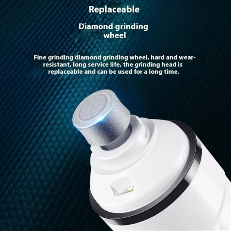 Rechargeable Pet Nail Grinder, Low Noise and Low Vibration for Dogs and Cats – USB Charging, LED Display, Safe Grooming Tool