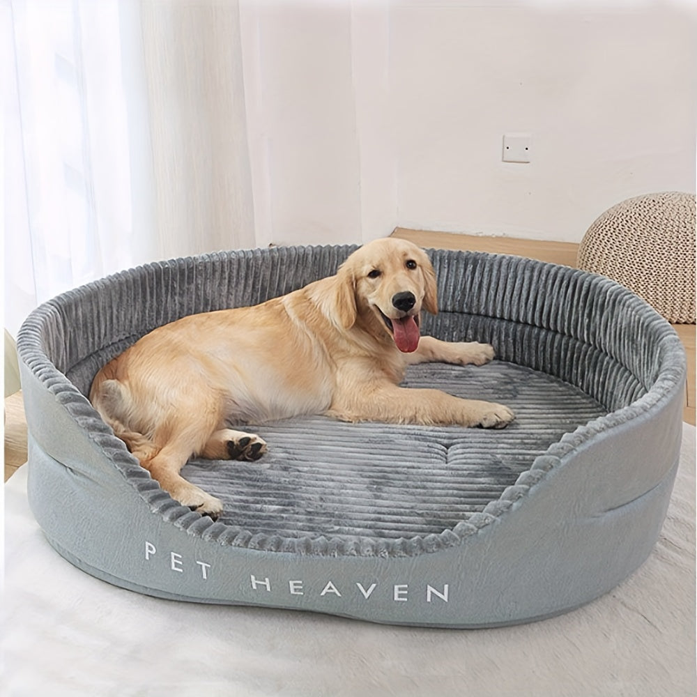 Large Dog Bed Thickened Washable - Bite-Resistant Machine-Washable Pet Bed for Large Dogs, All-Season Universal Design, Available in Sizes M to XXL, Durable Orthopedic Dog Mat