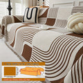 Bohemian Sofa Cover & Blanket - Pet Scratch-Proof, Non-Slip Four-Season Furniture Protection - 1, 2, 3 & 4-Seater - Dark Coffee, Gray, Black & More