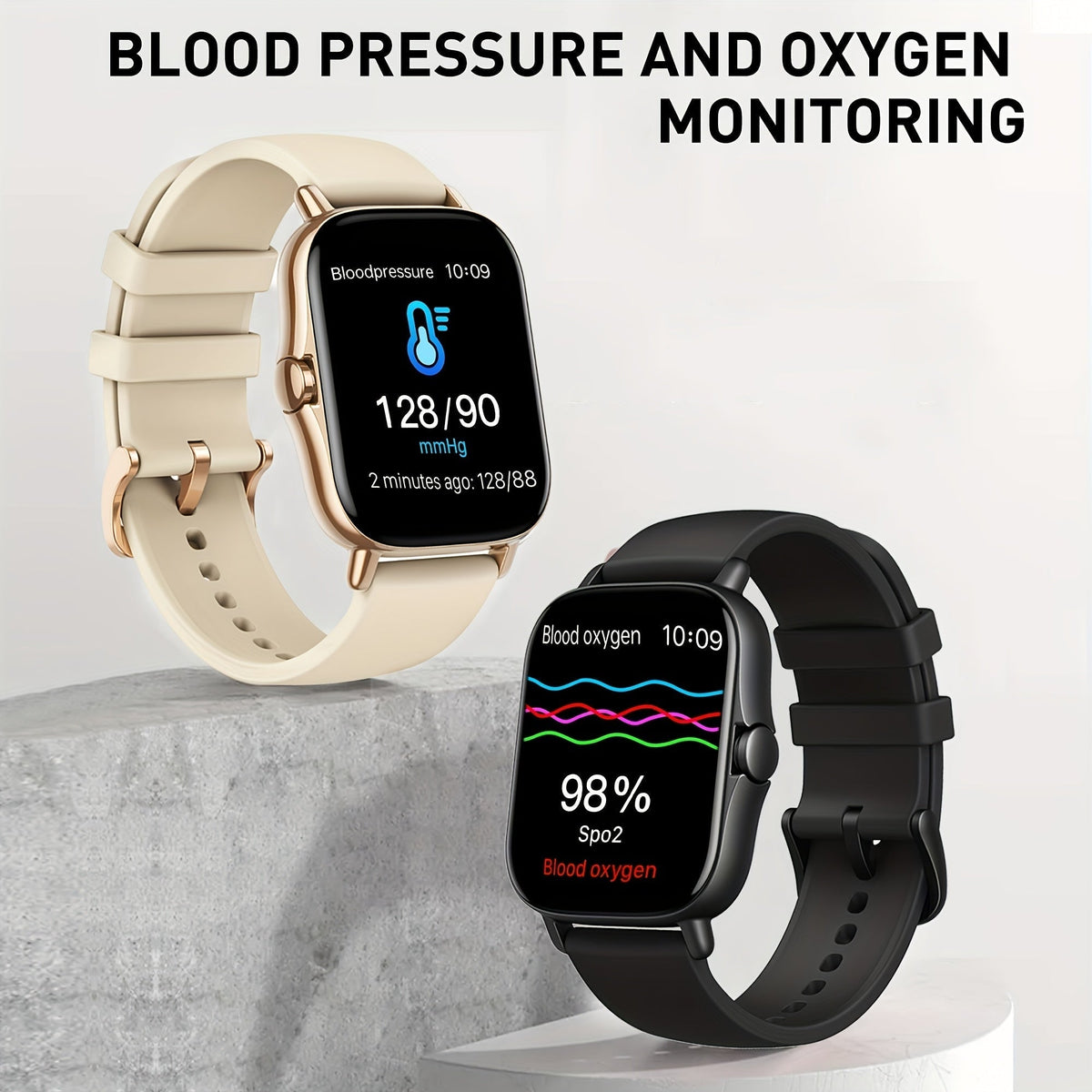 Large Screen Smart Watch, HD Voice Call, Fitness Tracker, Unisex, Compatible with iPhone and Android, Multiple Sports Modes, Heart Rate Monitor, Message Reminder, Outdoor Sports, Daily Wear, Holiday Gift