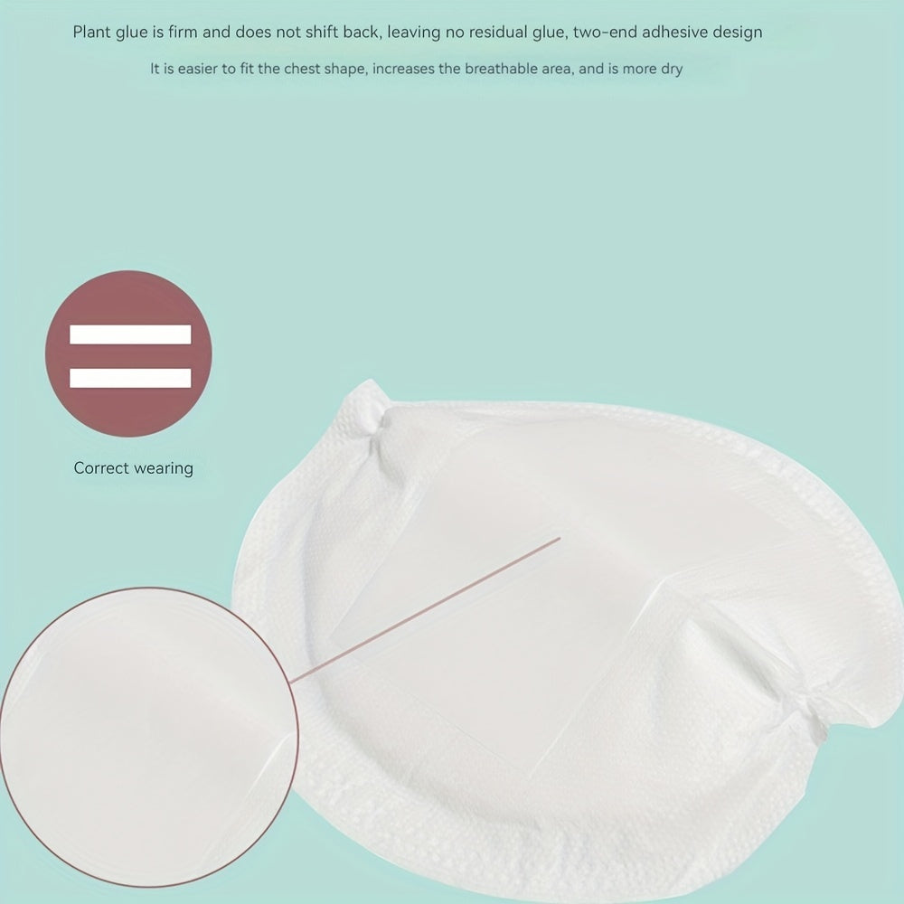 Disposable Nursing Breast Pads 100 Count, Leak-Proof Ultra-Thin Breathable Breastfeeding Pads for New Moms, Individually Wrapped Anti-Overflow Maternity Nursing Pads