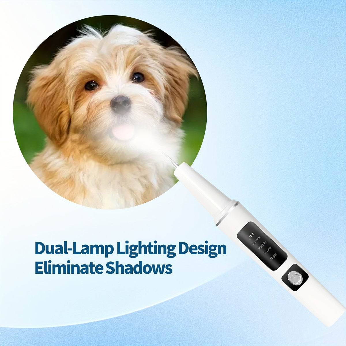 Electric Pet Teeth Cleaning Kit for Cats and Dogs, USB Rechargeable Tartar and Stain Remover with 4 Cleaning Heads and 5 Modes - Dental Care Tool for Pets