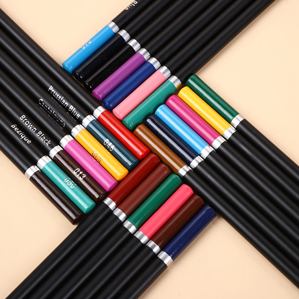 72-Color Oil-Based Colored Pencil Set for Adults, Artists, and Beginners, Vivid Pigment Art Supplies for Drawing, Sketching, Coloring, Creative Projects, Back to School