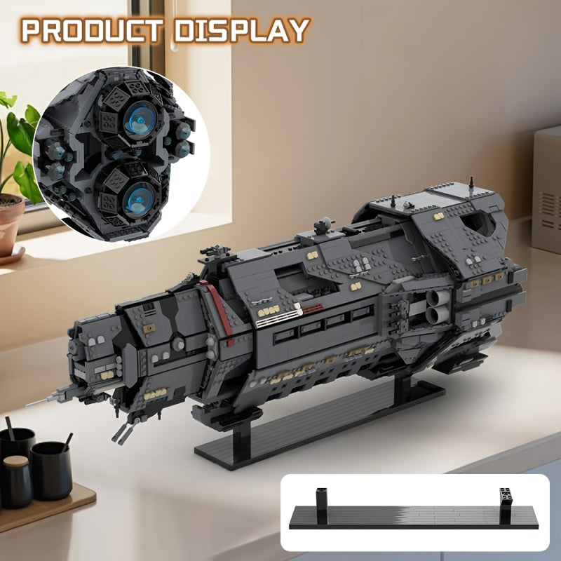 5405 Pieces Military Sci-Fi Spaceship MOC Building Set – Futuristic Design, Precision Fit Micro Bricks, Detailed Display Model for Adults & Teens – Birthday, Christmas & and Festival Gift