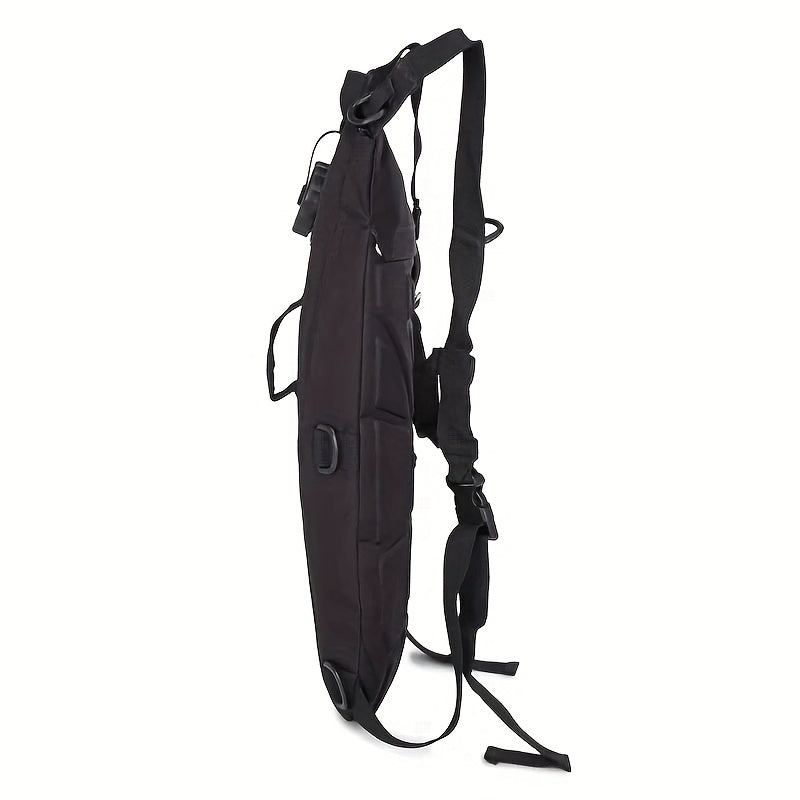 Hydration Backpack with 101oz Water Bladder, Tactical Lightweight Hiking Pack with Adjustable Straps and Large Capacity for Hiking, Biking, Running, and Climbing (Black/Green)