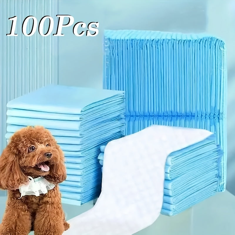 XXXL Disposable Dog Pee Pads 6-Layer Super Absorbent - Waterproof Odor-Resistant Training Pads for Small, Large, and Elderly Dogs, Bulk 80 & 100 Count, Leak-Proof Puppy Potty Pads
