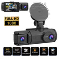 Dash Cam S2N 1080P HD Front and Rear Dual Camera with ADAS, Night Vision, G-Sensor, Loop Recording, 24Hr Parking Mode, 170° Wide Angle, 2" IPS Screen Car DVR, SD Card Not Included
