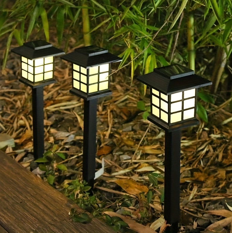 Solar Outdoor Garden Lights 6/12/24 Pack IP44 Waterproof | Warm White & Colorful LED Landscape Pathway Lights for Yard, Courtyard, Patio, Holiday Decoration – Auto On/Off