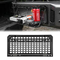 Jeep Wrangler Tailgate Table & MOLLE Panel, Foldable Cargo Rack, Aluminum Alloy, 100 lbs, Powder-Coated, No-Drill Install for JK/JKU, for Wrangler JK JKU JL JLU 4-Door 2007-2025, 24-Month Warranty