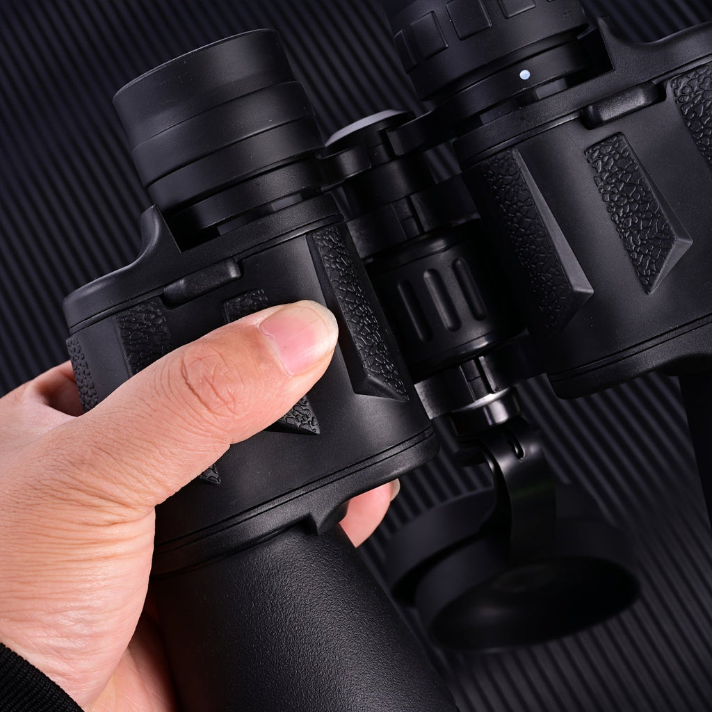 High-Definition 10x50 Binoculars - 50mm Lens - Bird Watching, Concerts, Hunting & Fishing - Durable ABS - Black, Green & Khaki