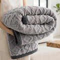 Liquid-Proof Pet Blanket, Reversible Sherpa Fleece Sofa Bed Furniture Protector for Dogs and Cats, Machine Washable Throw Blanket, Small/Medium/Large/XL, Light Gray/Khaki/Beige/Dark Gray