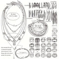 57-Piece Boho Jewelry Set for Women - Bracelets, Rings, Anklets, Earrings, Necklaces, Gold & Silver Elegant Layering Accessories for Daily Wear, Vacation, Beach, Festivals & Gifts